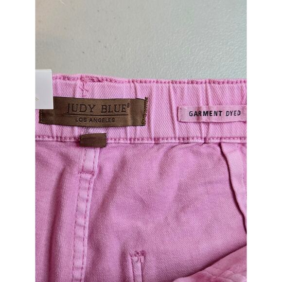 NWT‎ Judy Blue High Rise Garment Dyed Jogger Jeans in Pink Women's Size 16W - Picture 7 of 7